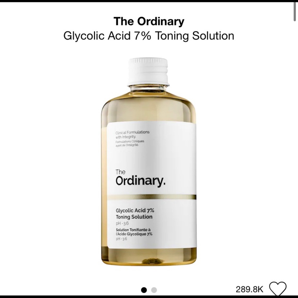 Glycolic Acid 7% Toning solution